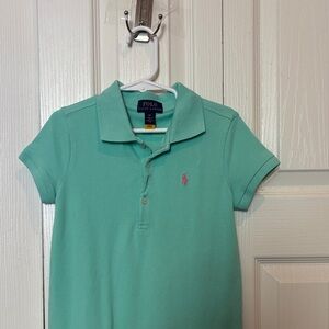 Polo by Ralph Lauren Kids Mint Green Polo Dress